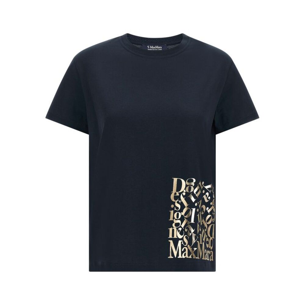 'S Max Mara Blue Cotton Women's T-Shirt